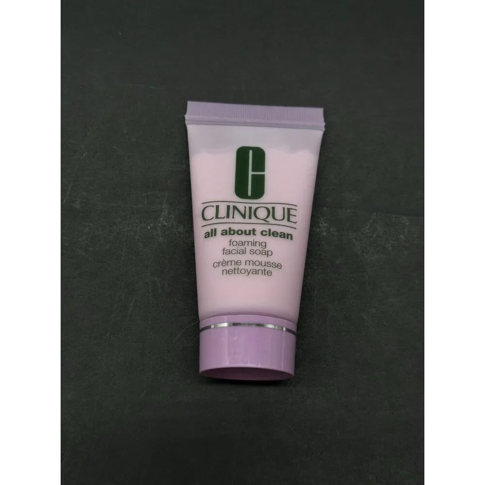 Clinique All About Clean Foaming Facial Soap Crème Mousse Nettoyante - 1Fl Oz